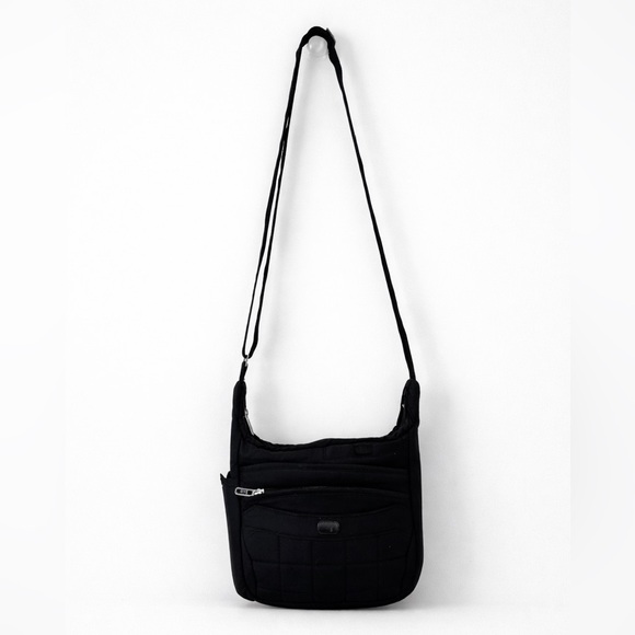 lug Handbags - Lug Black Quilted Crossbody Bag Adjustable Strap